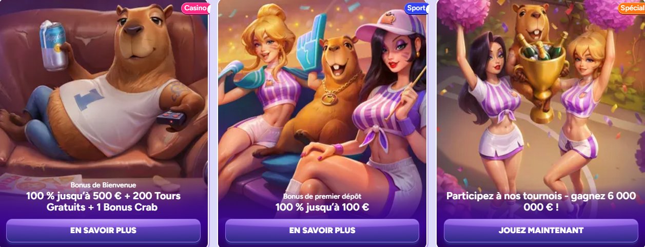 Promotions Spinbara Casino – Bonus de bienvenue, Bonus sportif, Tournois